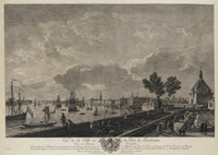 KG 13416
<br/>
Havens van Frankrijk: stad en haven van Bordeaux II
<br/>
<em>Cochin de Jongere, Charles Nicolas de (1715 - 1790)</em>